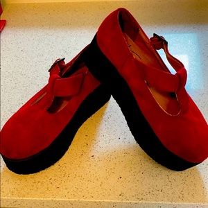 T-Strap Platform Shoes